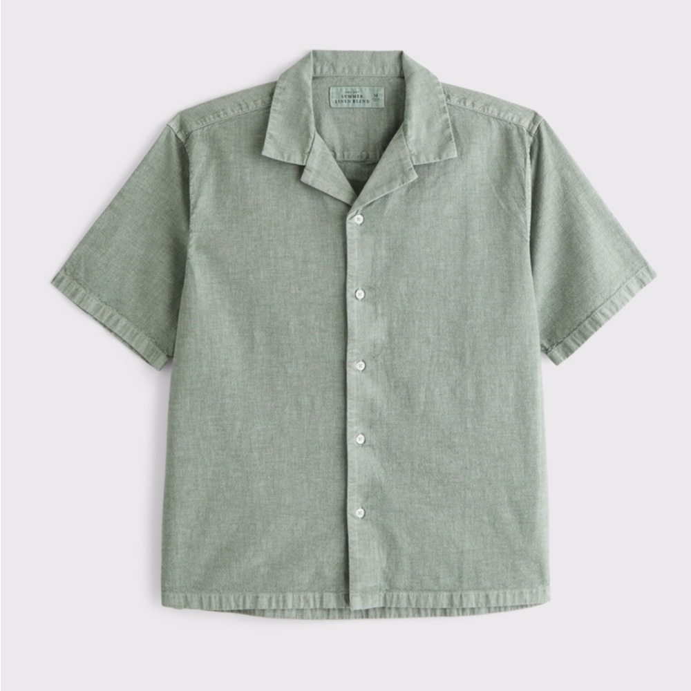 Camp Collar Summer Linen blend shirt